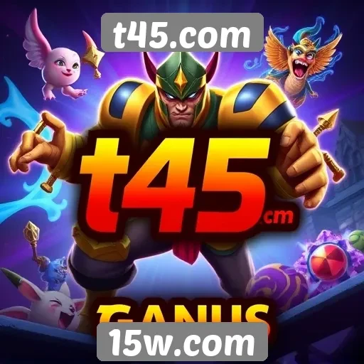 Principais jogos disponíveis em t45.com