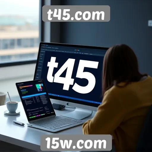 Interface do usuário do t45.com avaliada por especialistas